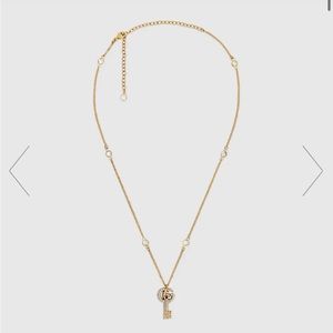 Gucci Key Necklace with Crystals